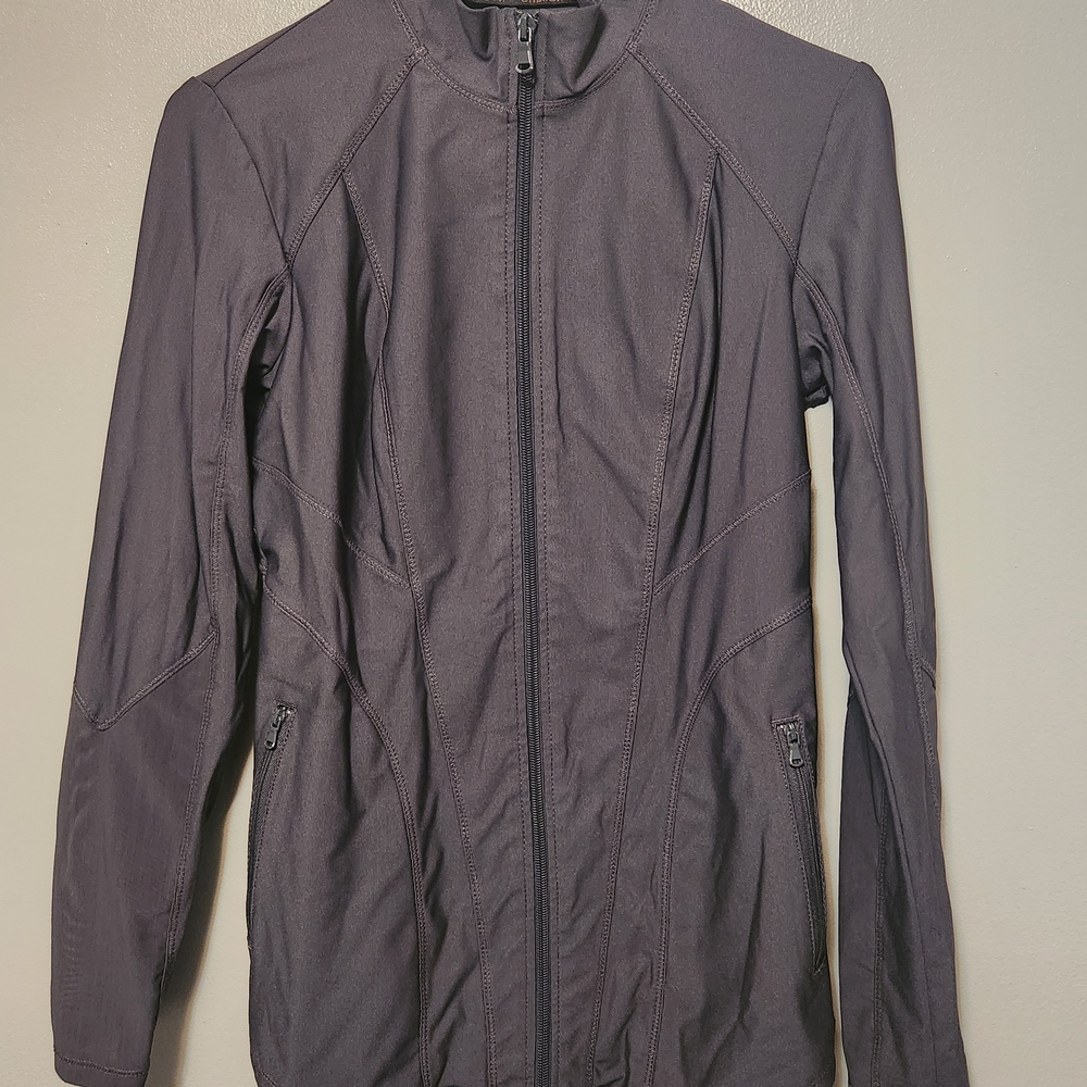 FORM by CherokeeWomen's Mesh Panel Zip Front Scrub Jacket XS